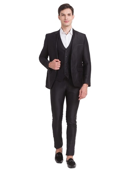 PARX Blazer & Trouser Set Self Design Men Suit - Buy PARX Blazer & Trouser  Set Self Design Men Suit Online at Best Prices in India