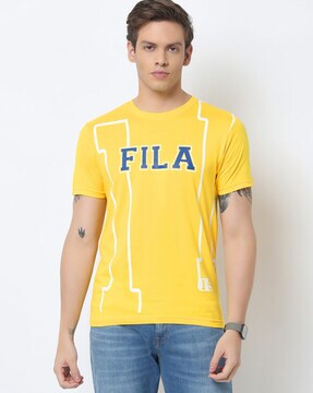 fila shirt yellow