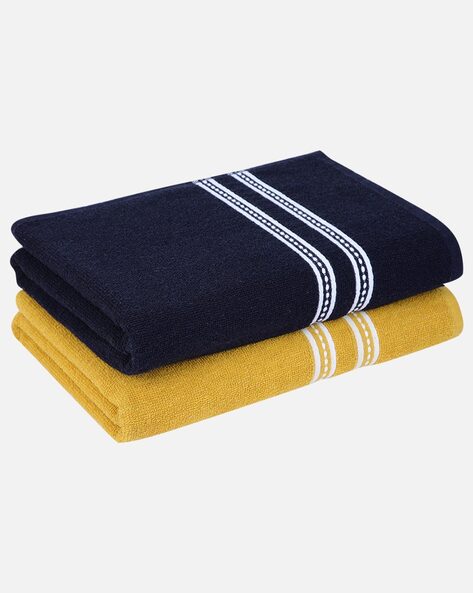 Dark yellow online towels