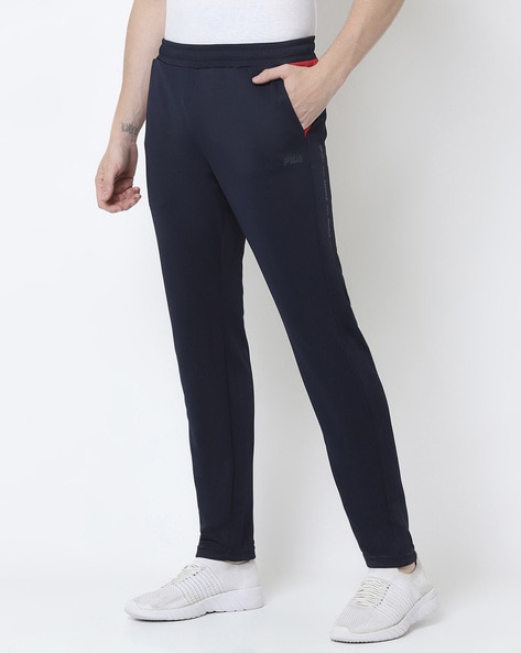 FILA Solid Women Blue Track Pants - Buy FILA Solid Women Blue Track Pants  Online at Best Prices in India