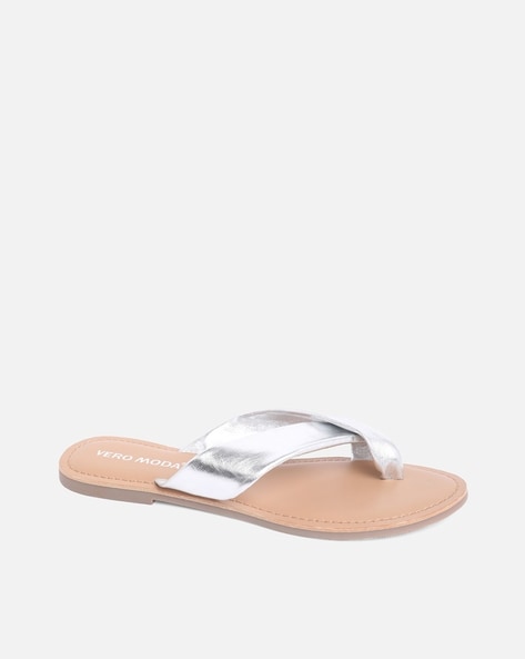 Womens Flip Flops in Womens Sandals | Silver - Walmart.com