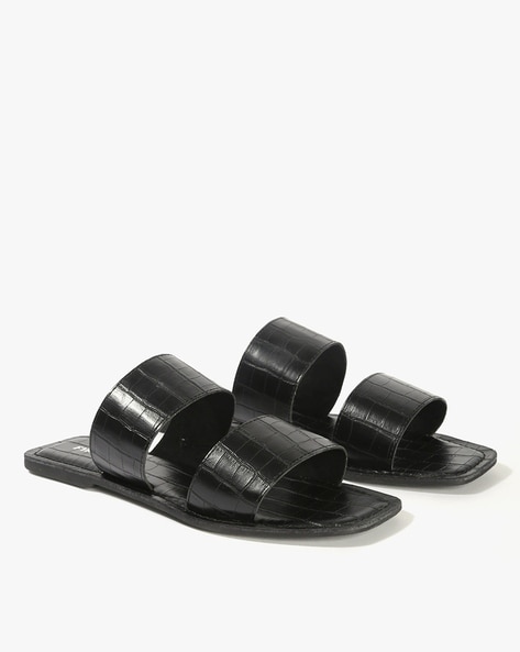 Two Strap Block Heel Sandals - FINAL SALE – Inherit Co.