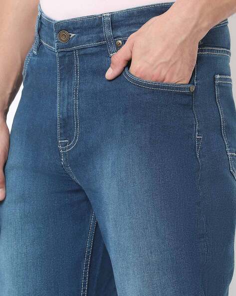 Buy Bootcut Jeans with Contrast Taping Online at Best Prices in India -  JioMart.
