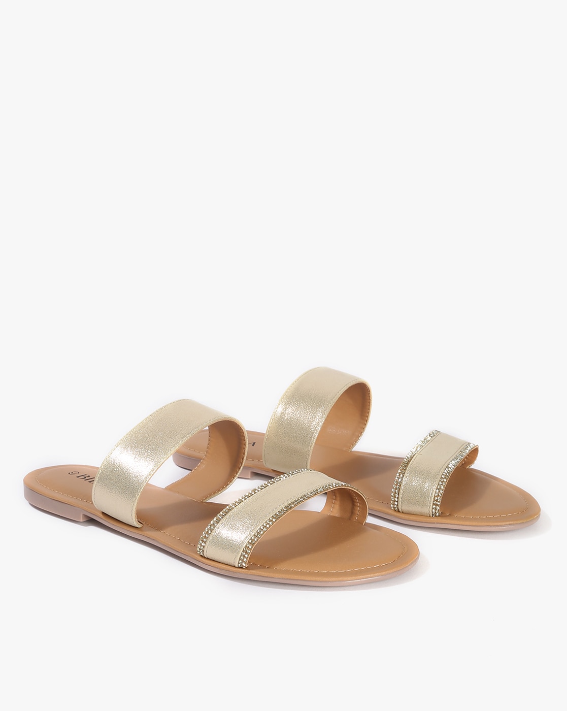 Black Dove Double-Strap Sandals - CHARLES & KEITH US