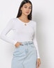 Buy White Tops for Women by Fyre Rose Online | Ajio.com