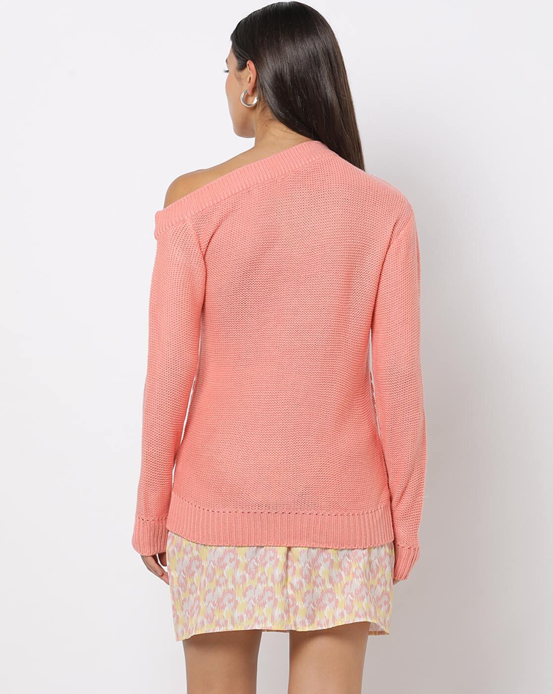 Knox Rose Ivory Puff Crochet Sleeve Henley Sweater Women's Size Medium -  beyond exchange