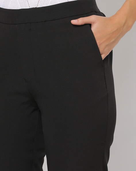 Buy Black Trousers & Pants for Women by Fyre Rose Online