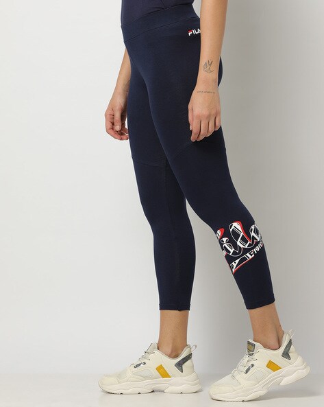 Fila navy blue leggings hotsell