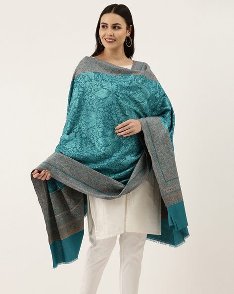 Leaf Textured Shawl Price in India