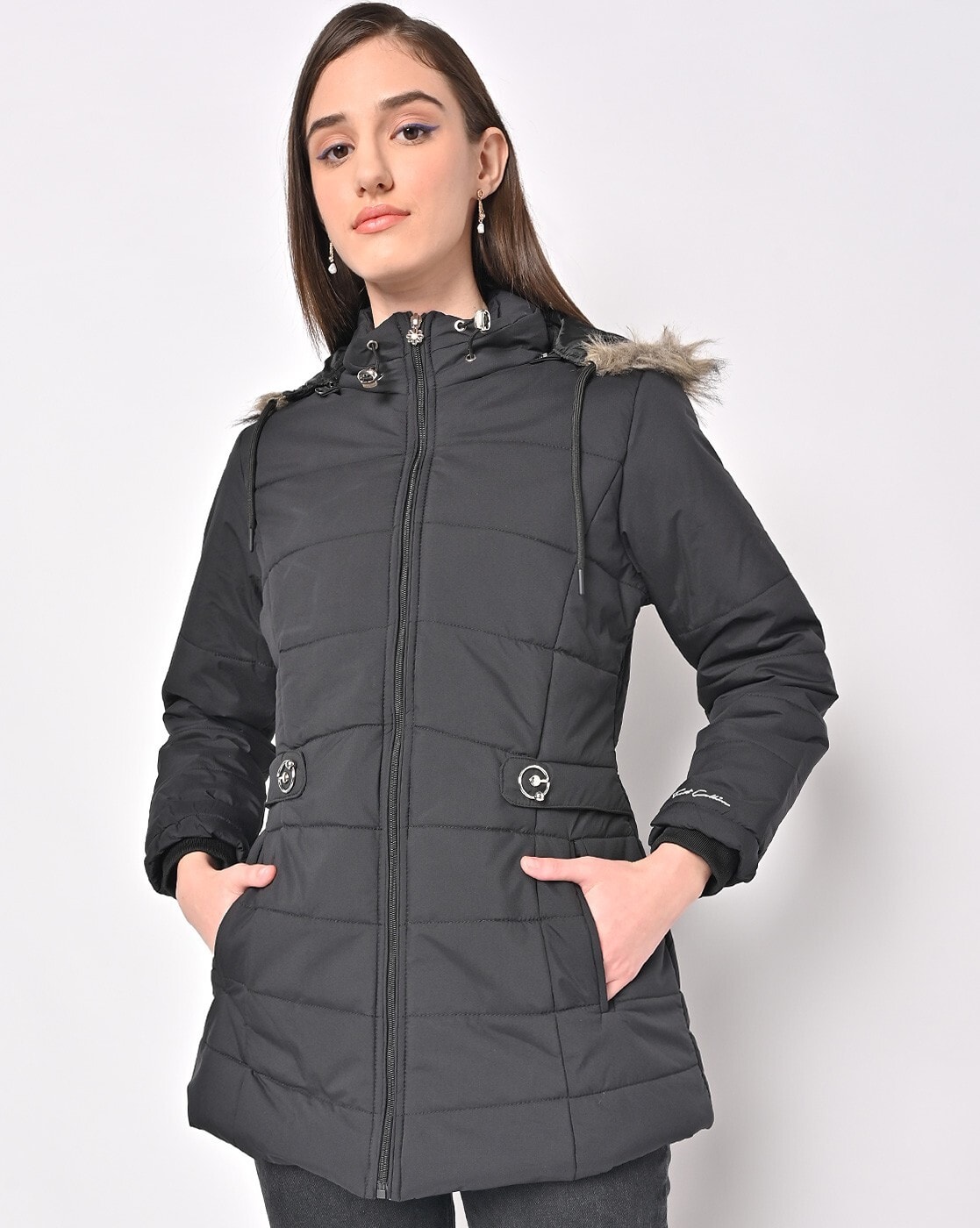 Buy Grey Jackets & Coats for Women by Outryt Online | Ajio.com