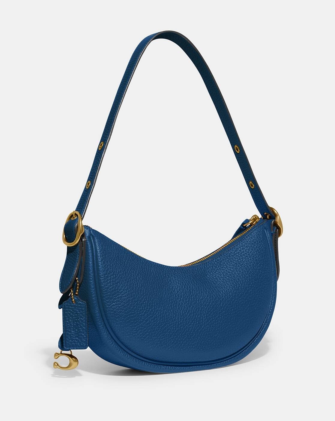 Buy Coach Luna Shoulder Medium Shoulder Bag | True Blue Color