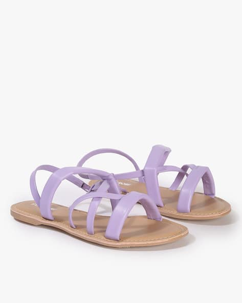 Strappy Slingback Flat Sandals