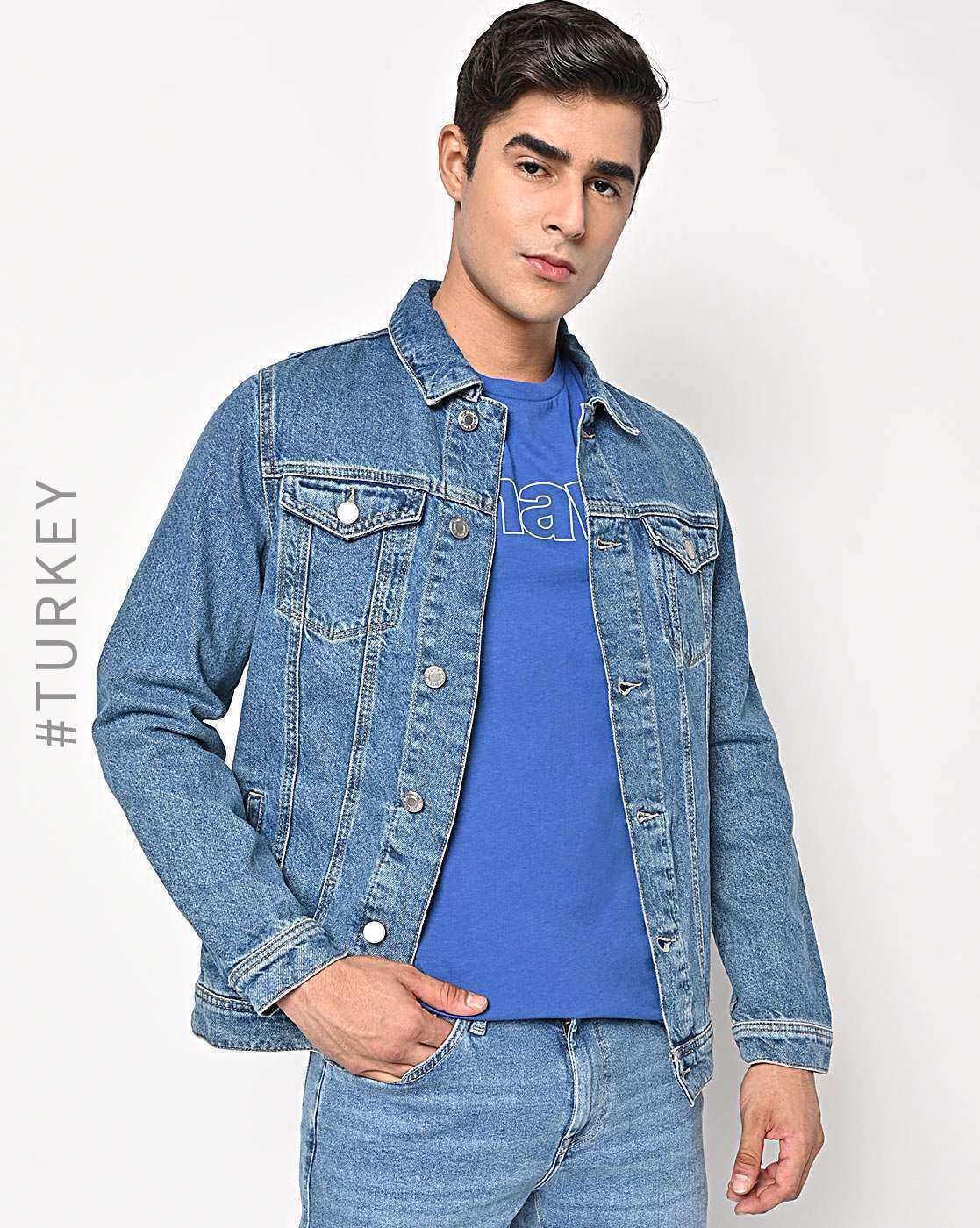 Buy FASHION GRAB Boys New Denim Blue Shirts at Amazon.in