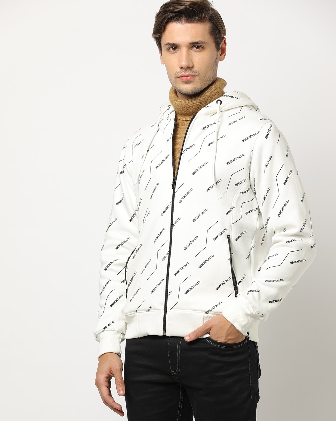 White deals ecko hoodie