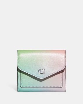 COACH®: Wyn Small Wallet In Colorblock Signature Canvas