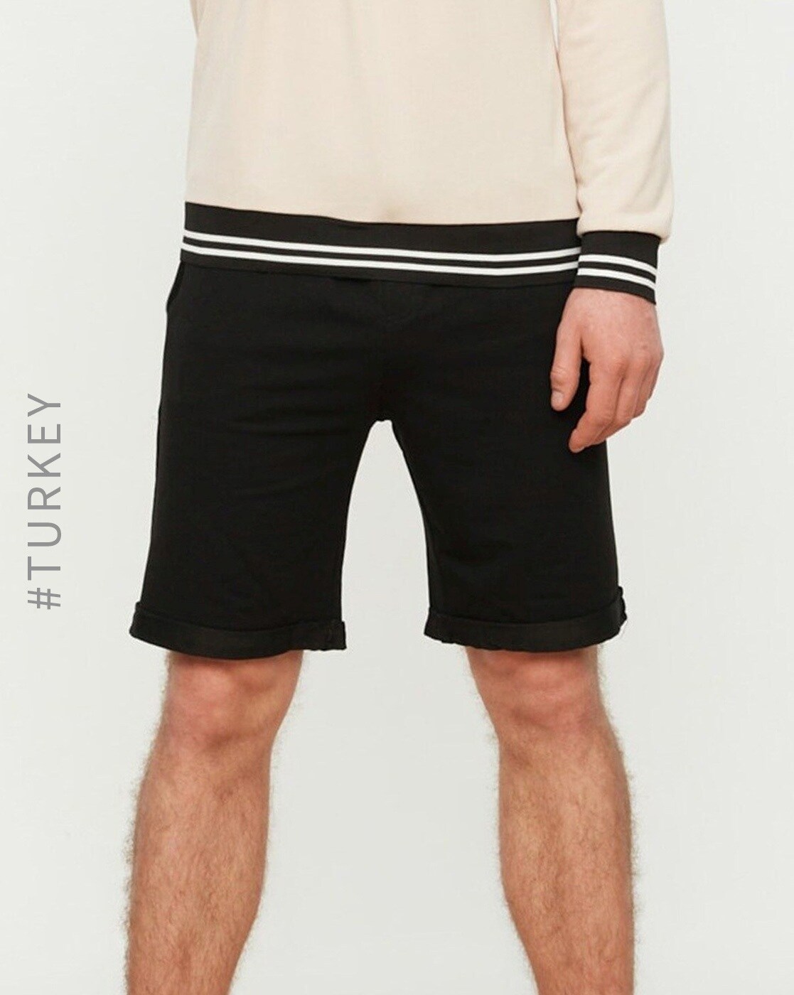 Buy Black Shorts & 3/4ths for Men by TRENDYOL Online