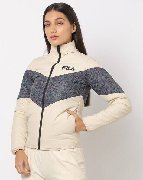 FILA Paisley Print Zip-Front Jacket