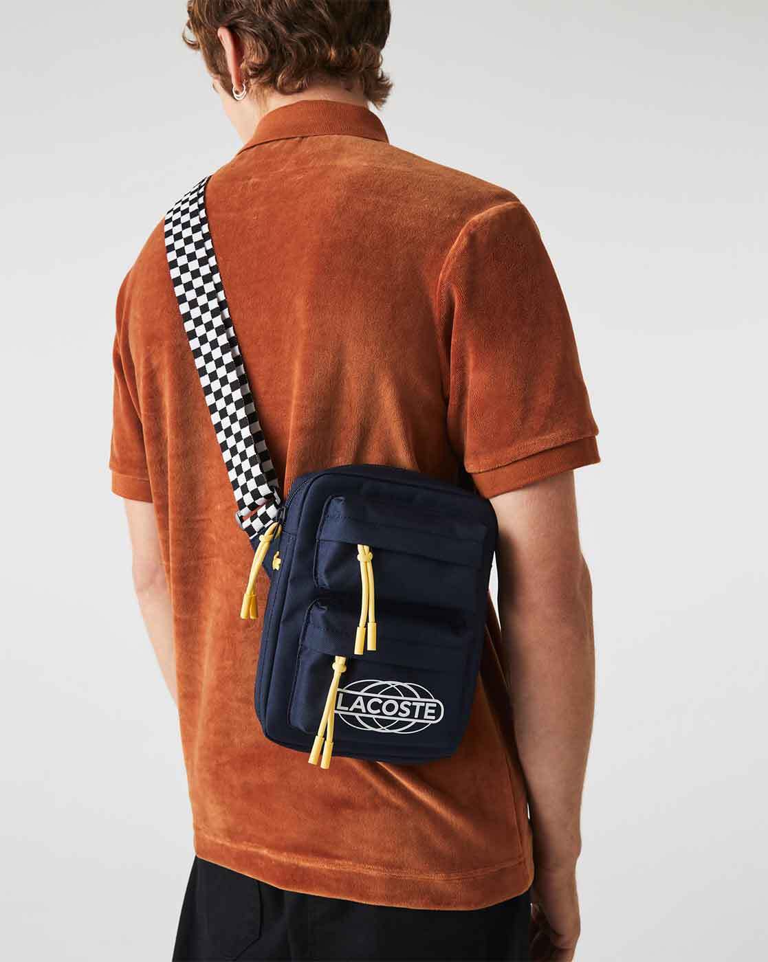 Lacoste Neocroc Canvas Vertical Camera Bag