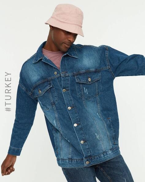 Buy Blue Jackets & Coats for Men by TRENDYOL Online | Ajio.com