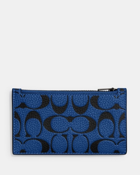 Coach zip hot sale coin purse