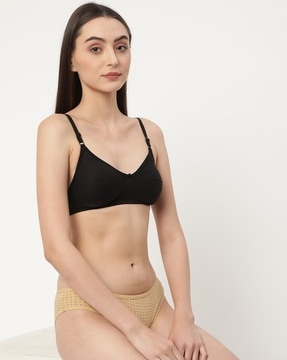 Solid Regular Fit Nursing Bra