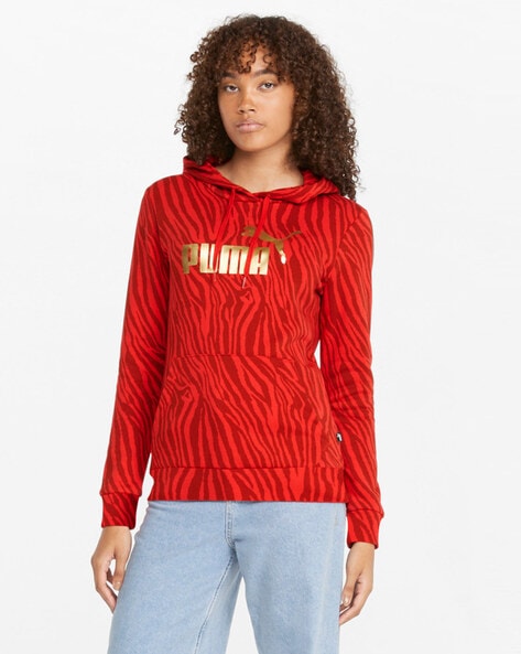 Puma animal outlet print hoodie