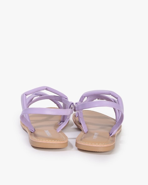 $119 NINE WEST Light Purple Metallic Gabelle 40th Anniversary Sandals 8 |  eBay