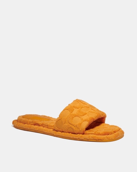 Coach outlet orange sandals