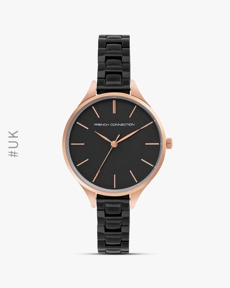French Connection Women Black Dial Analogue Watch - FCS003D