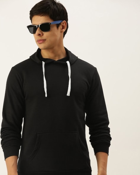 Buy Black Sweatshirt & Hoodies for Men by Campus Sutra Online