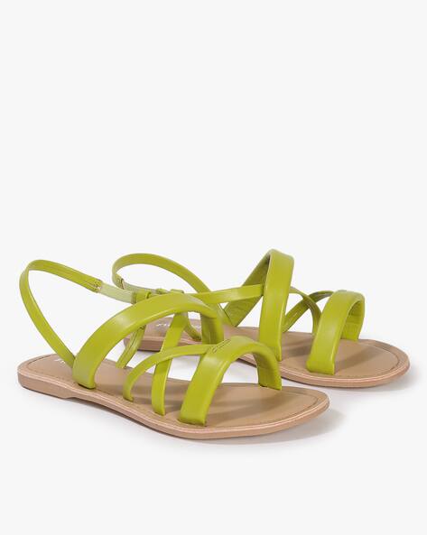 Fyre Rose Strappy Slingback Flat Sandals