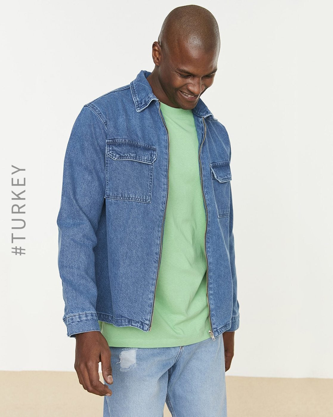 Buy online Blue Denim Jacket from Jackets for Men by Cinocci for ₹1350 at  55% off | 2024 Limeroad.com