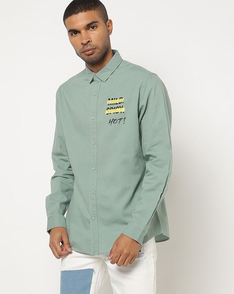 Buy Green Shirts for Men by The Indian Garage Co Online