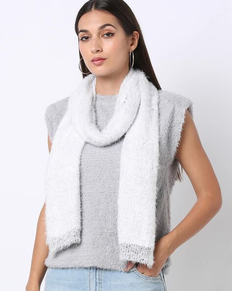 Fuzzy-Knit Stole Price in India