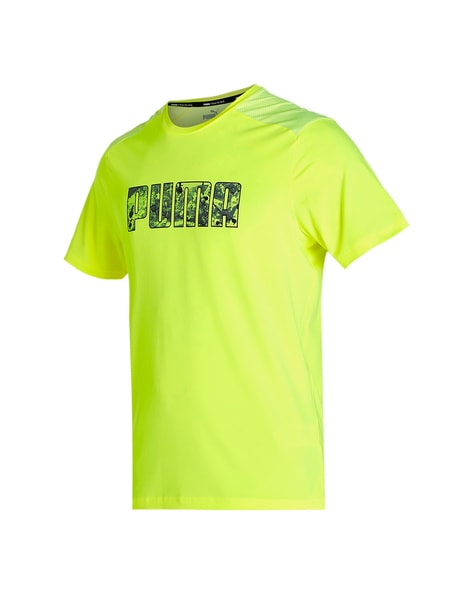 Puma one8 clearance yellow t shirt