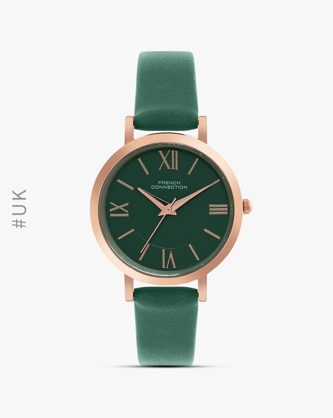 Sonata Splash Green Dial Women Watch With Plastic Strap