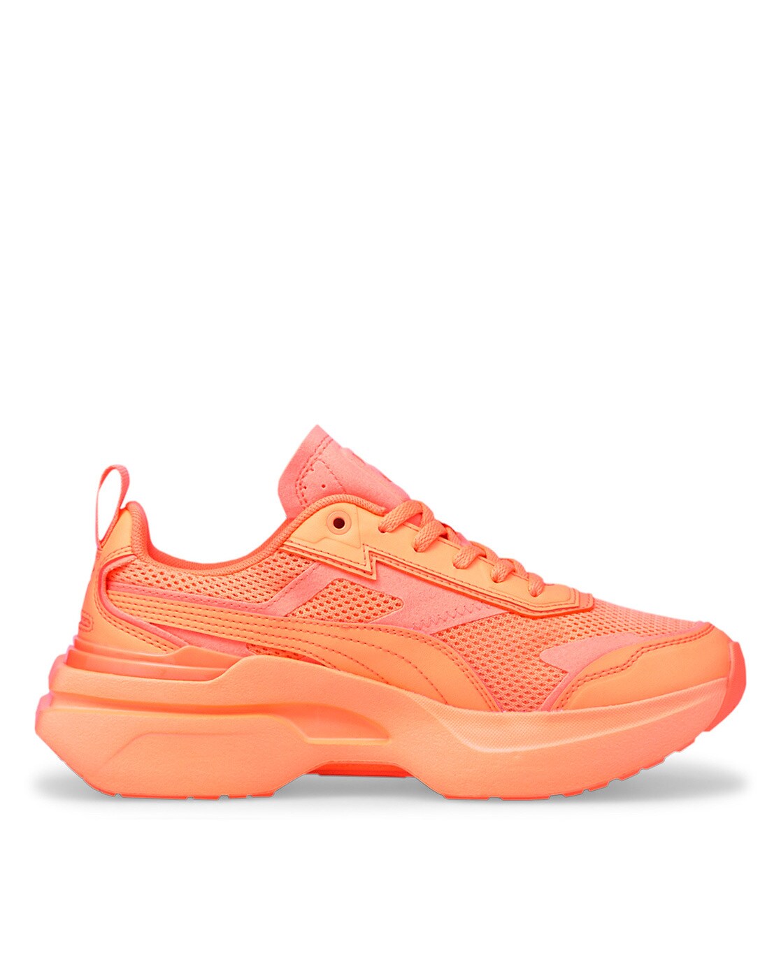 Neon orange puma shoes online