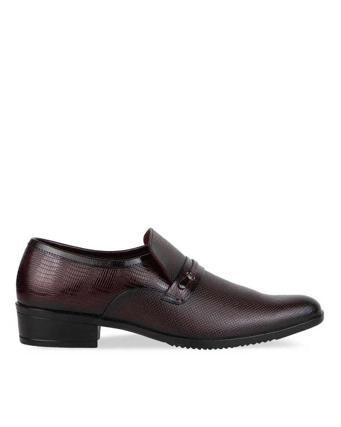 Maroon Formal Shoes for Men by REGAL 