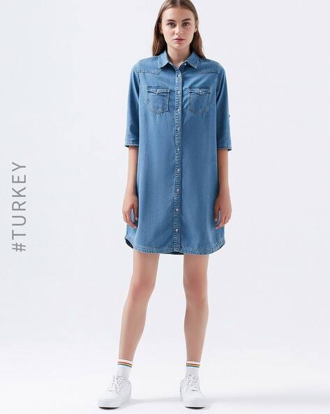 mavi denim dress