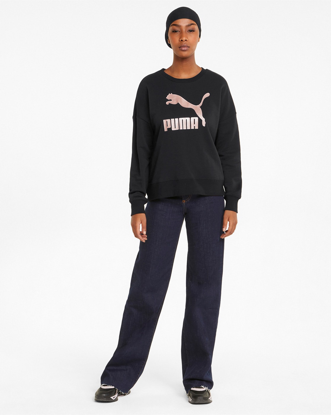 Puma girls' core outlet crop hoodie junior