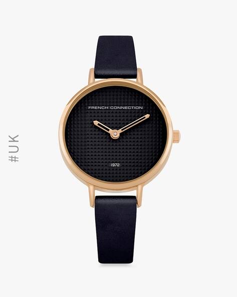 French Connection FC1319U Analogue Watch with Leather Strap