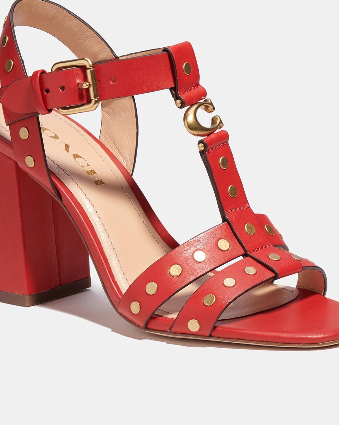 Christian Louboutin So Me Spike Red Sole Sandals - ShopStyle