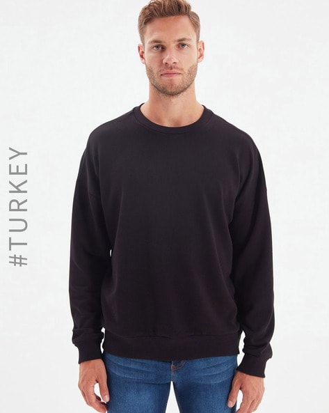 Buy Black Sweatshirt & Hoodies for Men by TRENDYOL Online