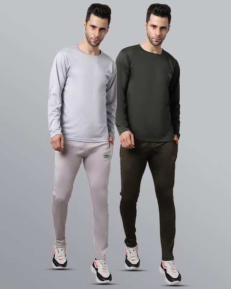 Grey muscle fit online tracksuit