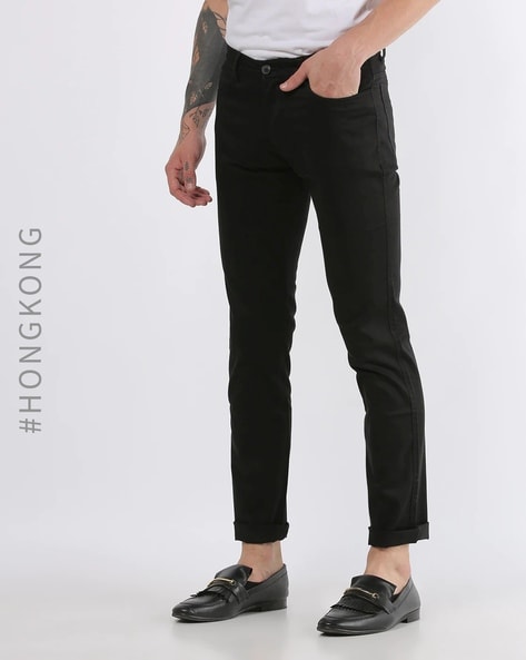 Arrow Sport Skinny Fit Men Black Trousers - Buy Arrow Sport Skinny Fit Men Black  Trousers Online at Best Prices in India | Flipkart.com