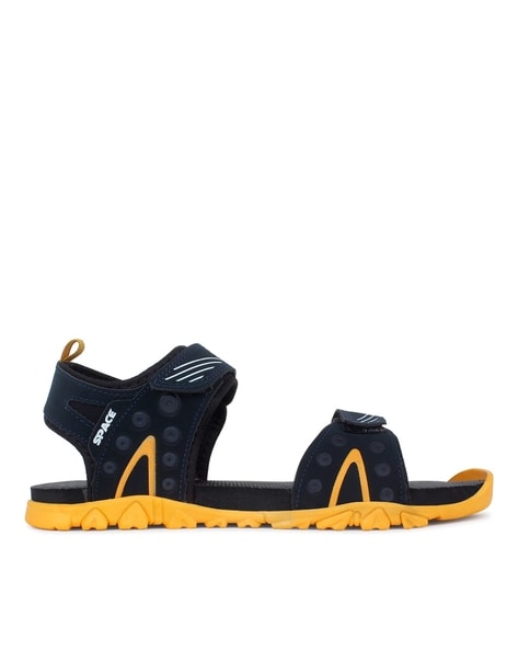 Yellow double strap on sale sandals