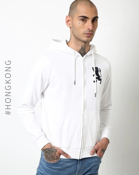 Buy White Sweatshirt Hoodies for Men by Giordano Online Ajio