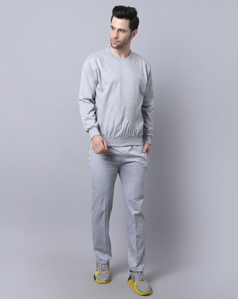 Crew neck tracksuits hot sale