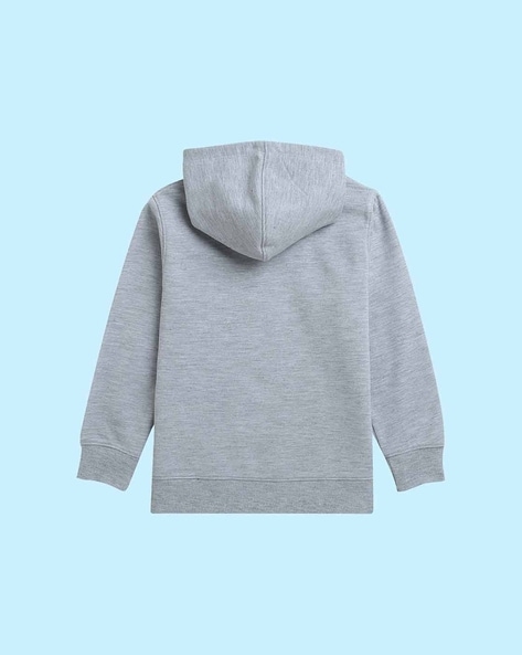 Side Zipper Solid Hoodie