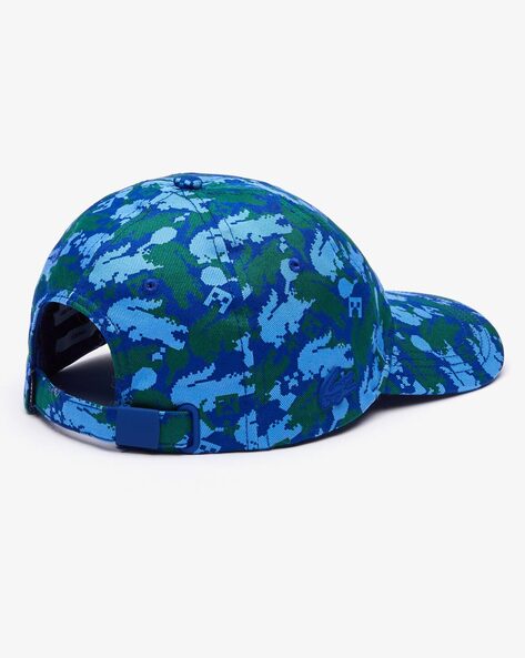 Unisex Lacoste x Minecraft Print Organic Cotton Cap